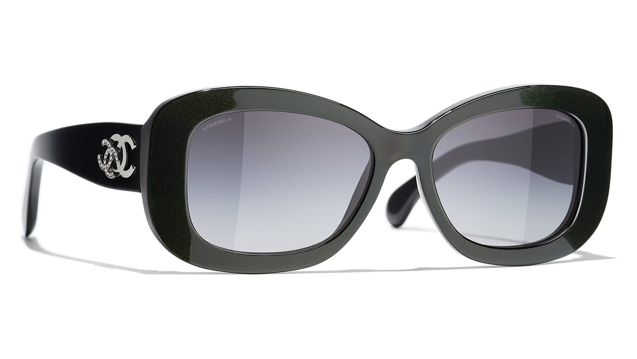 CHANEL 5479 Square Acetate Sunglasses Women  FE  Fashion Eyewear