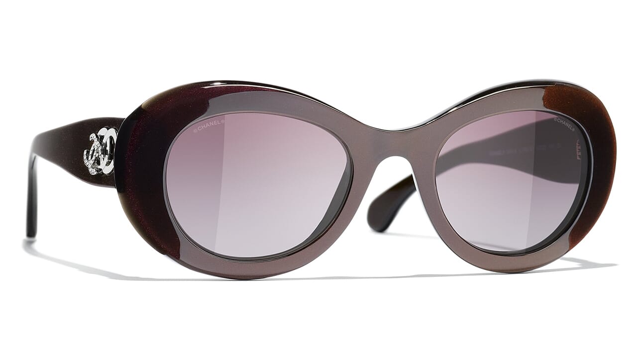 CHANEL - Oval sunglasses