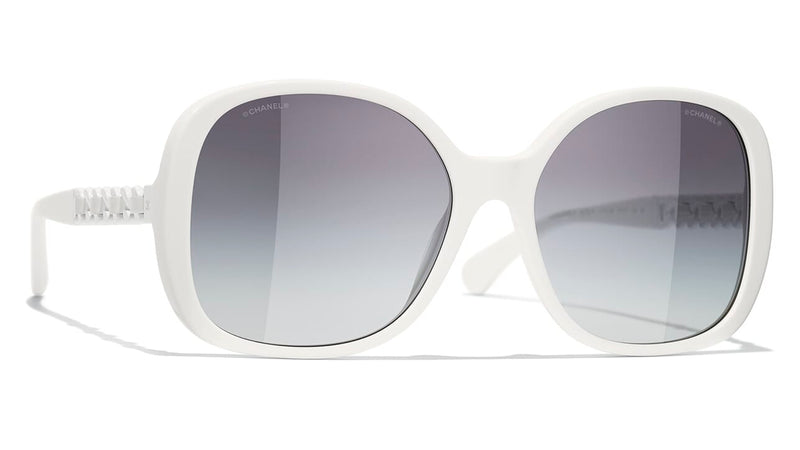 off white chanel sunglasses