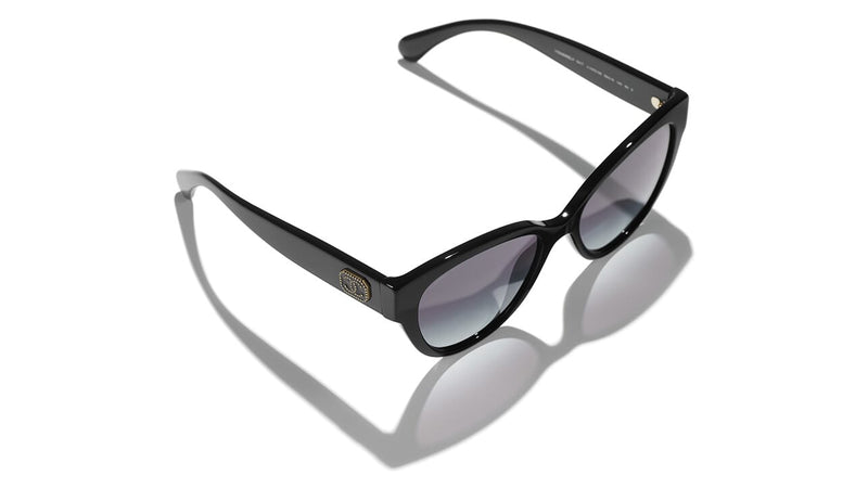 Chanel 5477 Sunglasses Black/Grey Butterfly Women