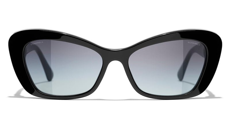 CHANEL 5443H Cat Eye Acetate & Glass Pearls Sunglasses