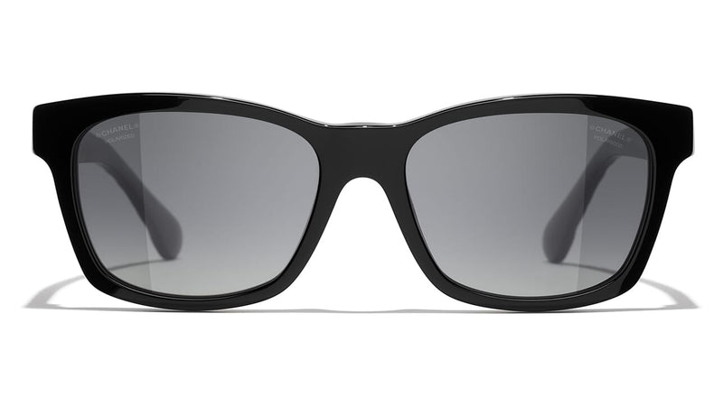 Chanel Sunglasses New Authentic 5484 c 760/S8 Black Gray Square Polarized