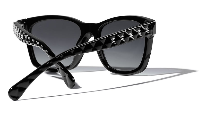 Chanel Square Frame Chain Sunglasses