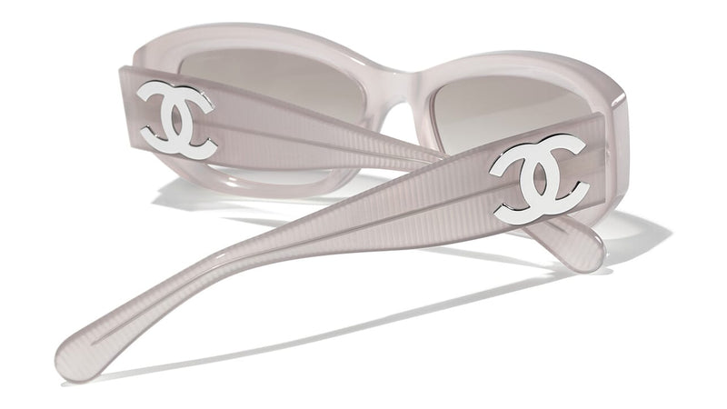 Ready Stock) Chanel 2023 SS Unisex Rectangle Sunglasses 5493