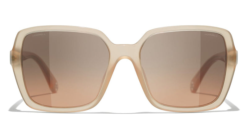 Chanel Acetate Polarized Square Sunglasses 5505-A Black
