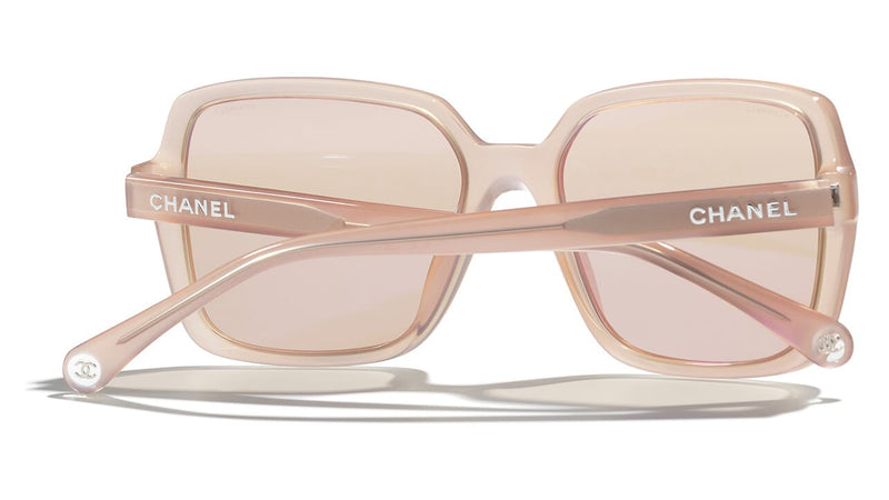 Chanel Gold Frame CC Brown Lens Sunglasses