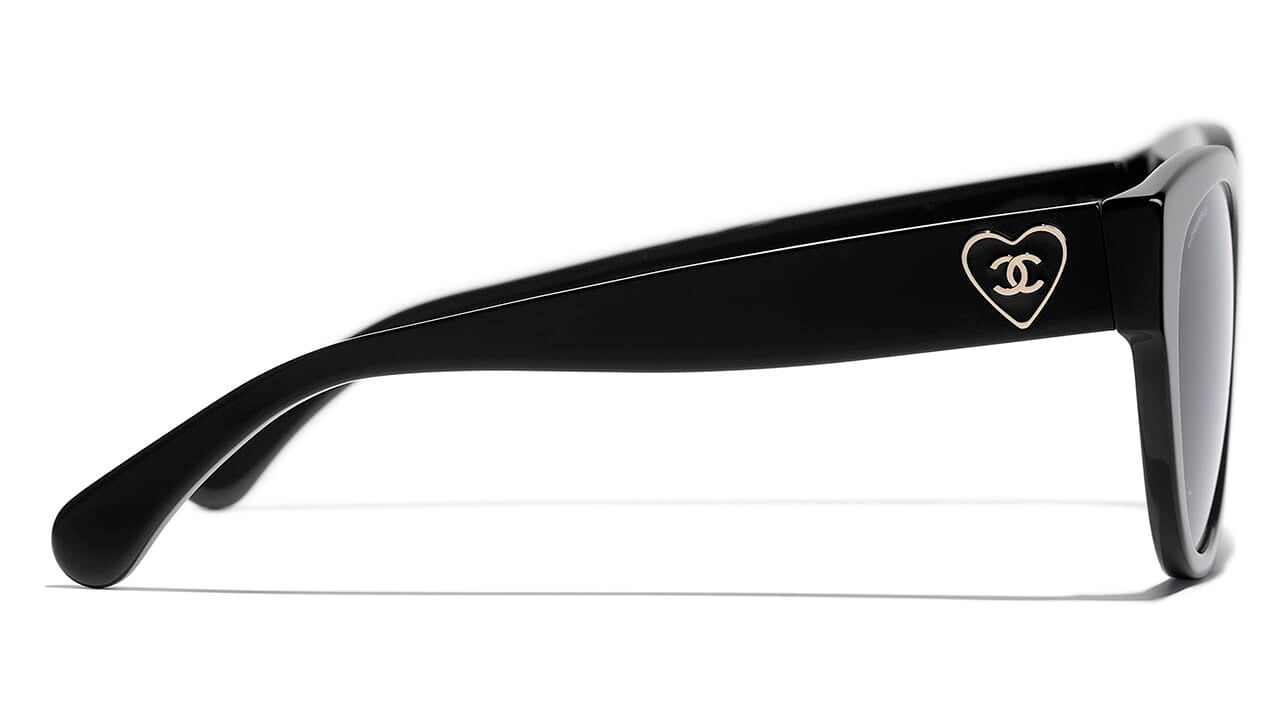 New Authentic Chanel 5477-A C714/S6 Dark Tortoise Cat Eye Sunglasses -  Italy 