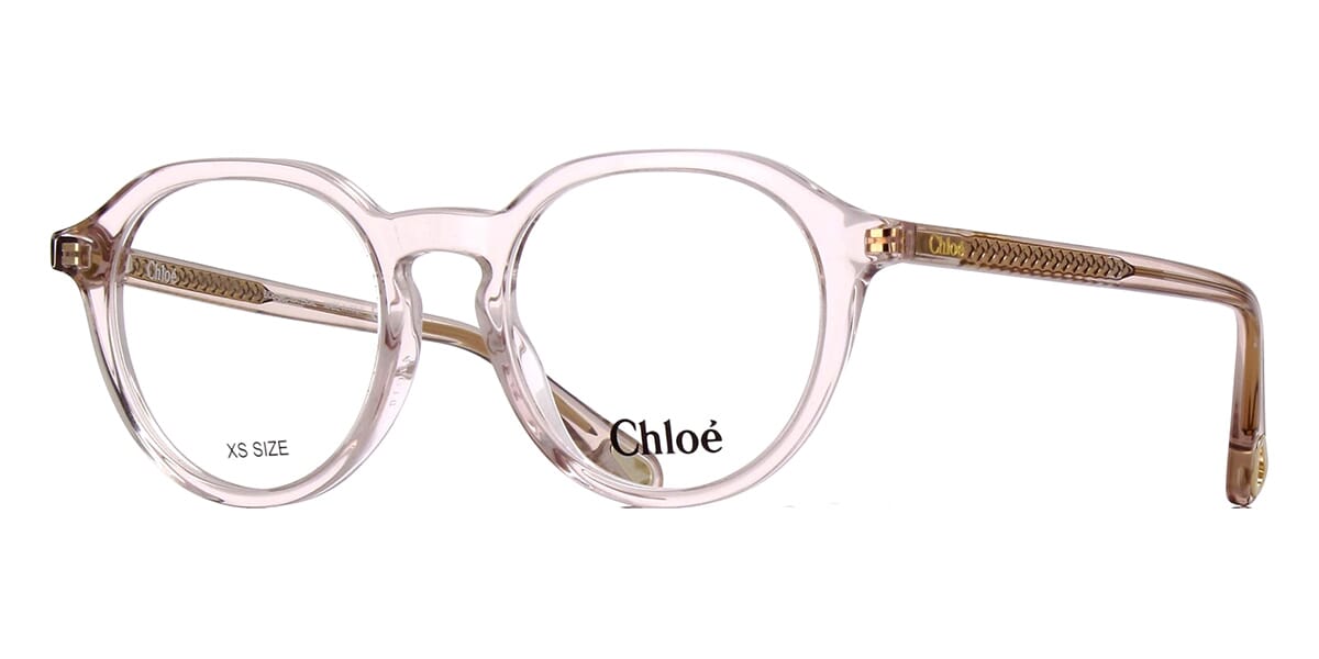 Chloe Esther CH0012O 001 Round Transparent Glasses US