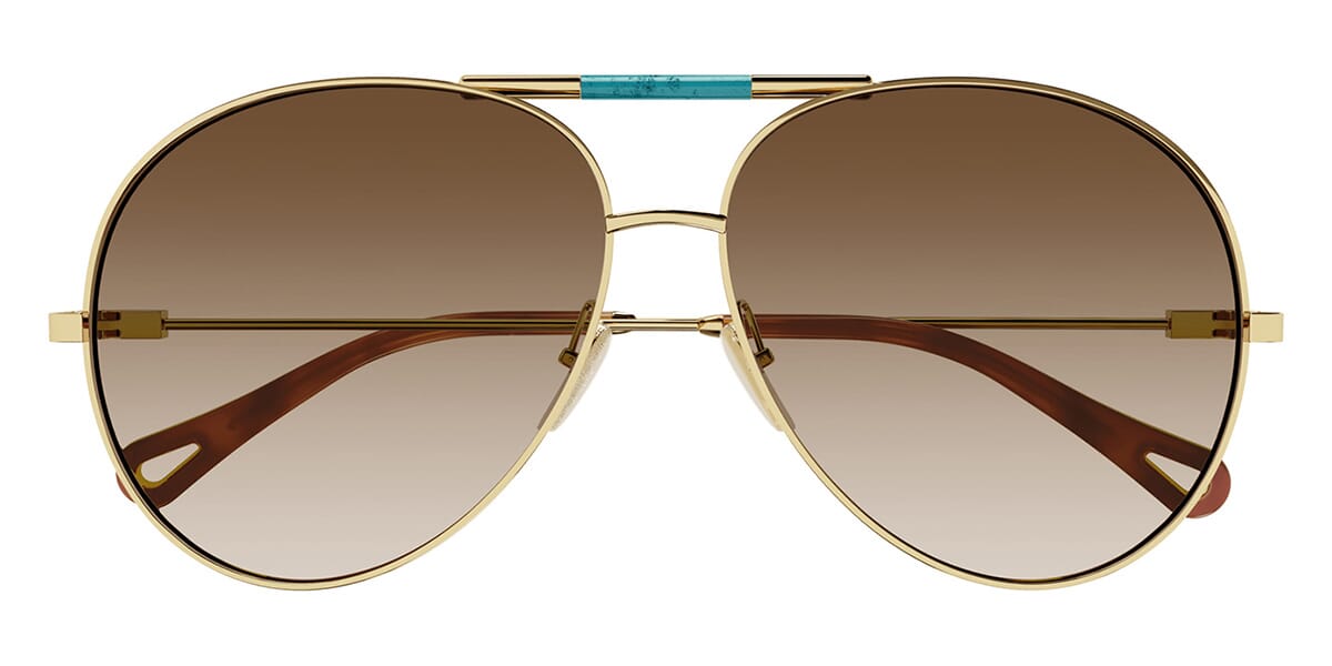 Buy Chloe Ch0135s 006 Gold (006) prescription Sunglasses