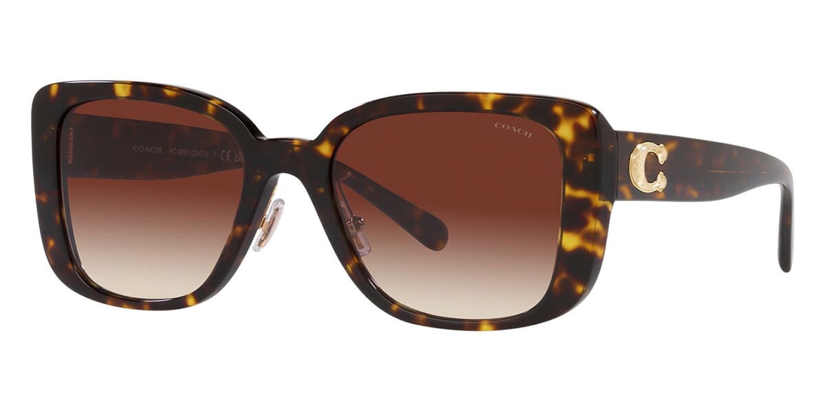 Coach Women's Sunglasses, HC8352 - Dark Tortoise