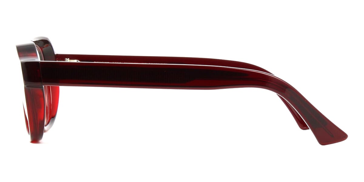 Cutler and Gross 1319 08 Bordeaux Red Glasses