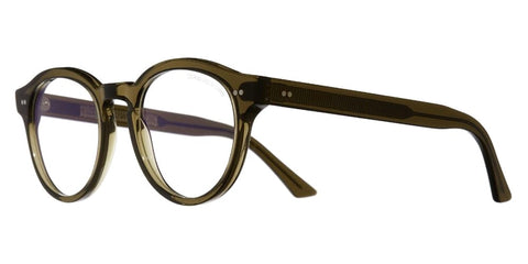 Cutler and Gross 1378 04 Olive with Blue Control Glasses