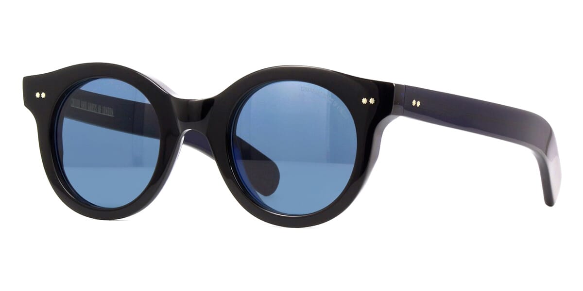 Cutler and Gross 1390 01 Black on Blue Sunglasses