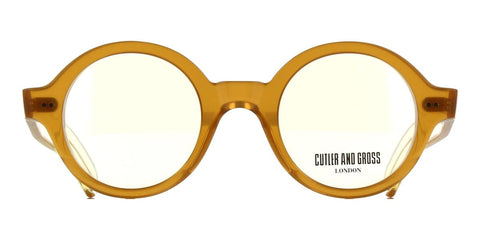 Cutler and Gross 1396 04 Bi-Layer Butterscotch Glasses