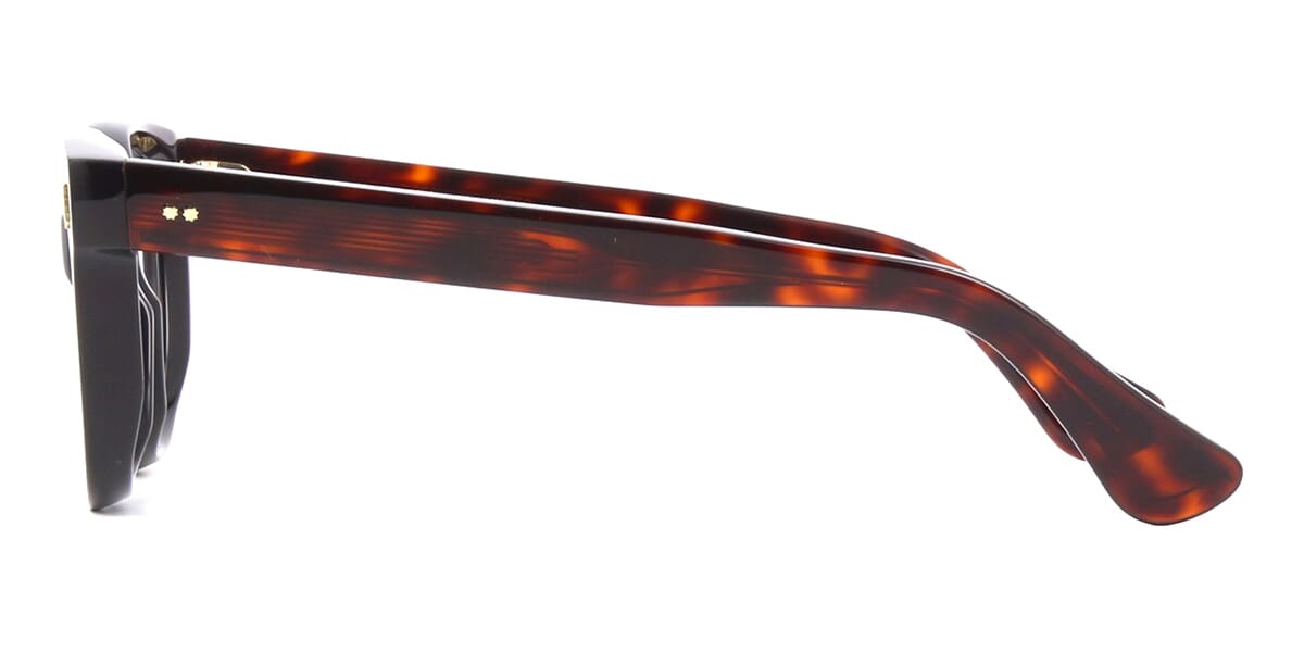 Cutler and Gross 9298 01 Black with Dark Turtle Glasses