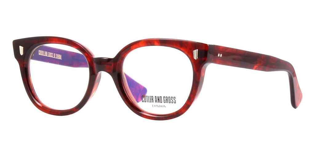 Cutler and Gross 9298 02 Red Havana Glasses