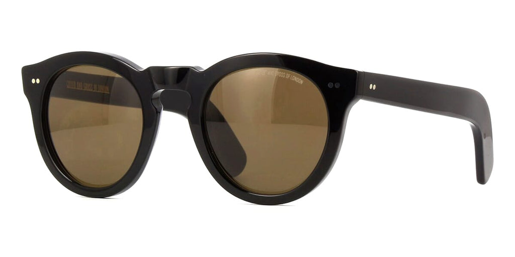 Cutler and Gross Sun 0734 B Black Sunglasses