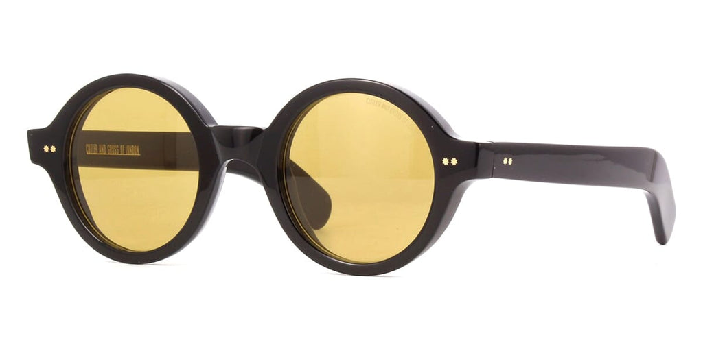 Cutler and Gross Sun 1396 01 Shiny Black Sunglasses