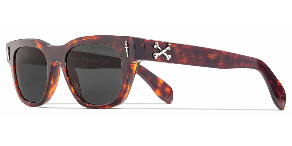 Cutler and Gross Sun x The Great Frog The Crossbones GFSN003 02 Tiger Eye Havana