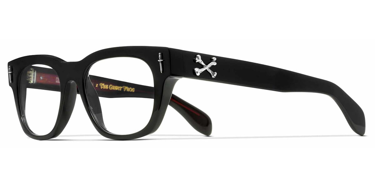 Cutler and Gross x The Great Frog The Crossbones Optical GFOP003 01 Black -  As Seen On Jamie Bower