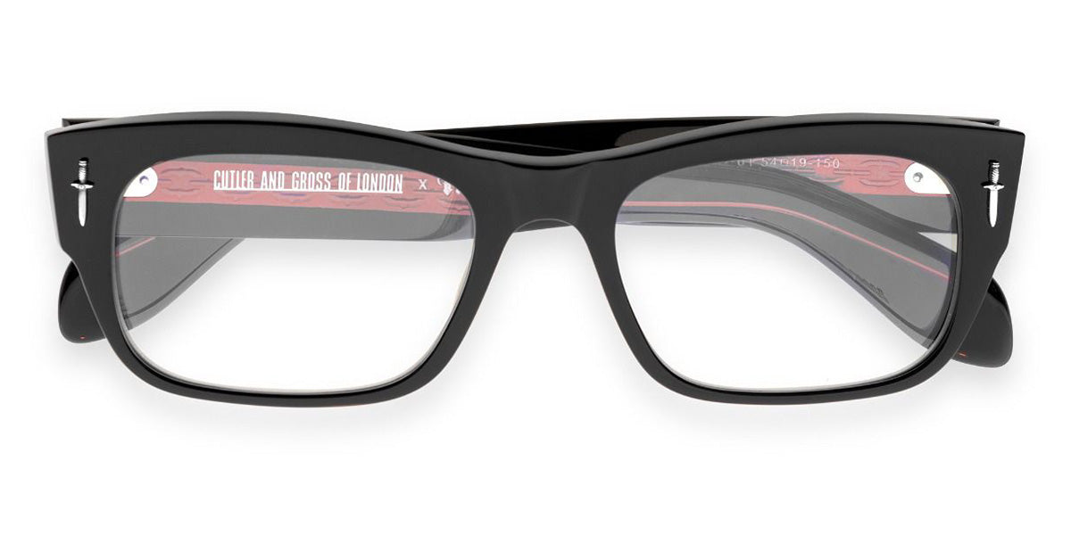 Cutler And Gross x The Great Frog The Dagger Black Square Glasses - US