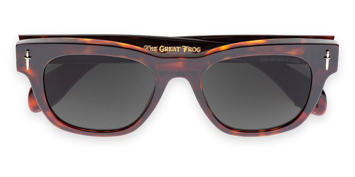 Cutler and Gross Sun x The Great Frog The Crossbones GFSN003 02 Tiger Eye Havana - As Seen On CeeLo Green & Iggy Pop
