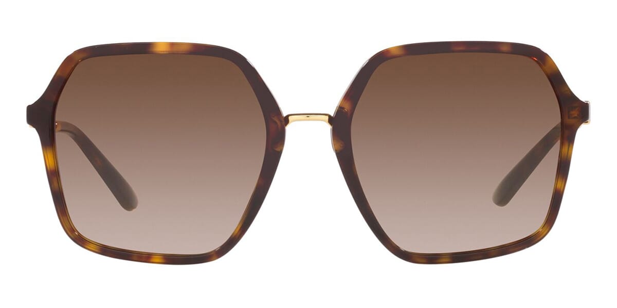 Dolce & Gabbana Eyewear Tortoiseshell Rectangular Sunglasses - Brown