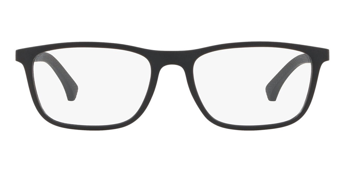 Emporio Armani EA3069 5001 Rectangle Matte Black Glasses‌