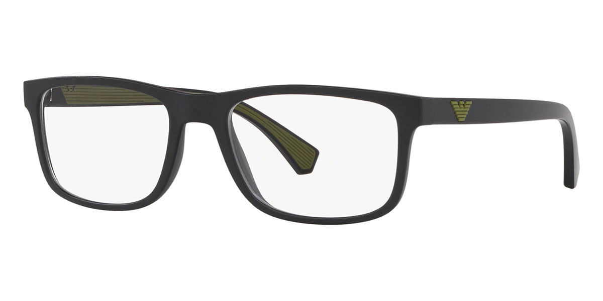 Emporio Armani EA3147 5042 Rectangle Matte Black Glasses