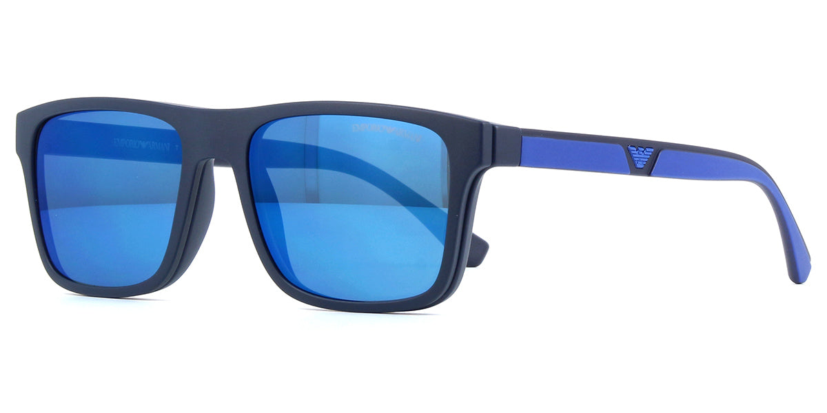 Emporio Armani EA 4152 - 56691W Matte Blue | Sunglasses Man
