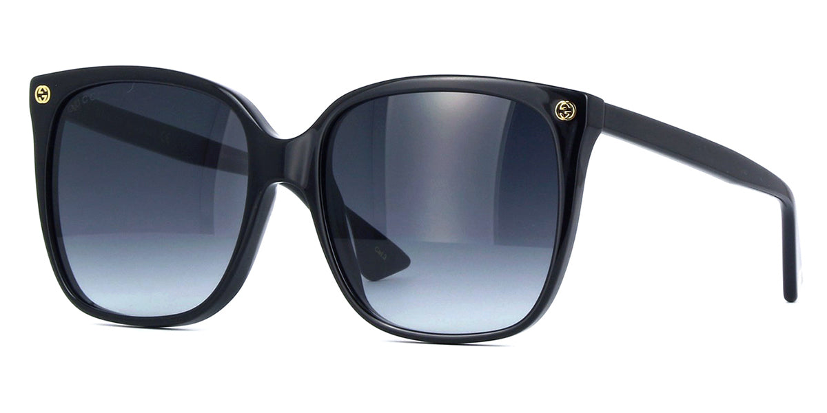 Gucci GG0022S 001 - As Seen On Chrissy Teigen Sunglasses