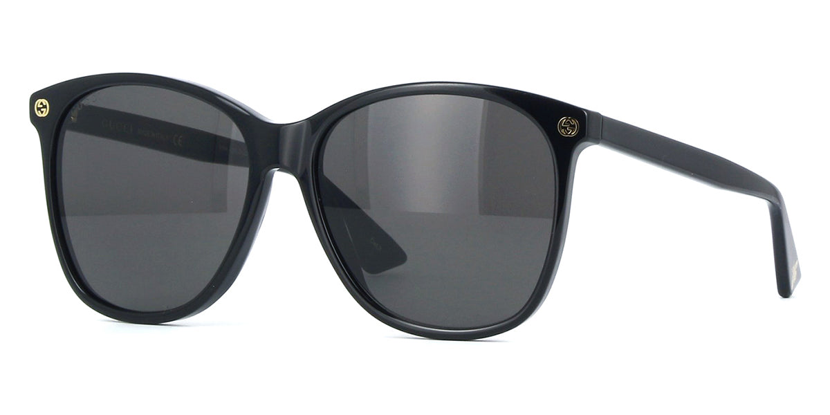 Gucci 0024s black store 001 58mm