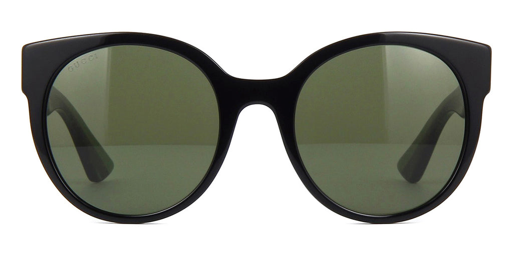 New! GUCCI Sunglasses GG0035SN 002 Authentic! Gucci Green Round Ladies Sunglasses GG0035SN 002 54  main image 3