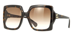 NEW GUCCI SUNGLASSES, WOMEN HAVANA EYEWEAR GG0876SA 002 Gucci GG0876SA 002 Havana Oversized Square Women Sunglass  main image 4