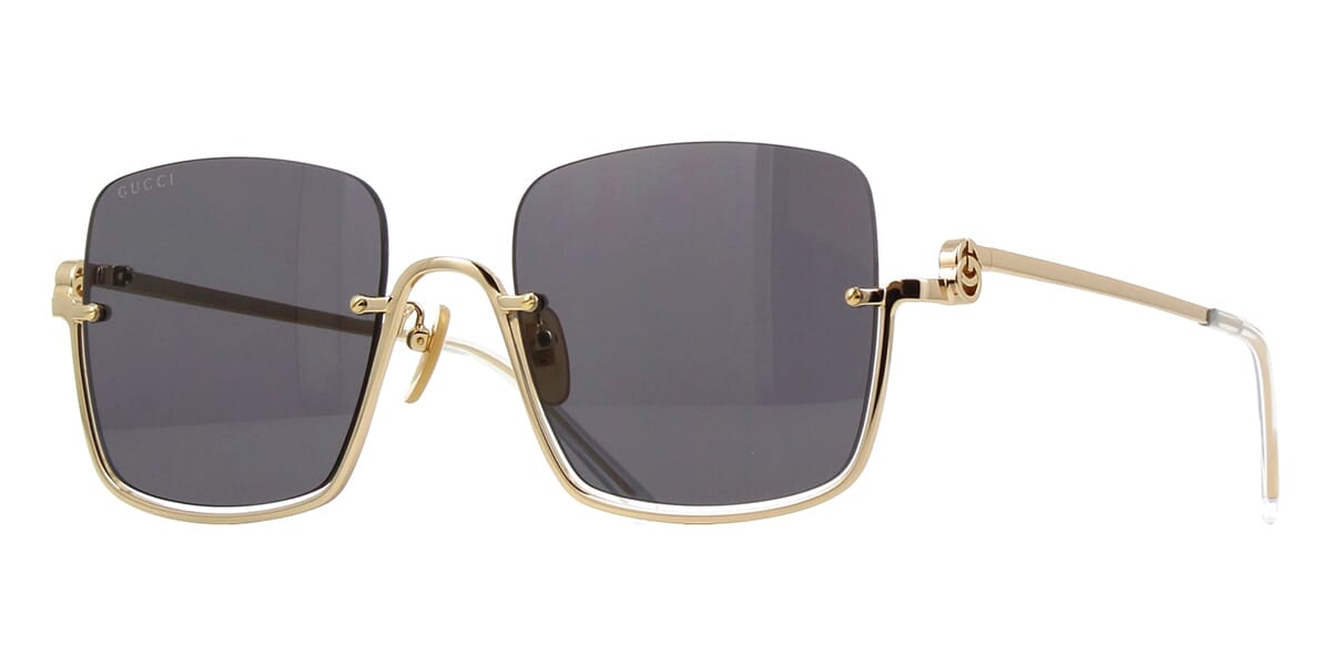 Gold Fendi First square metal sunglasses | Fendi Eyewear | MATCHES UK