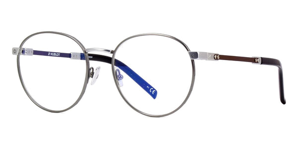 ひろ( ^ω^ ) Hublot H010O 078 075 Silver Titanium 52mm Round Glasses