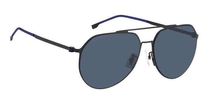 Hugo Boss Men's Polarized Square Sunglasses (BOSS 0983/S, Matte Black, 56  mm) : Amazon.in: Fashion