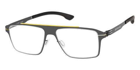 ic! berlin AMG 05 Gun Metal Yellow Glasses