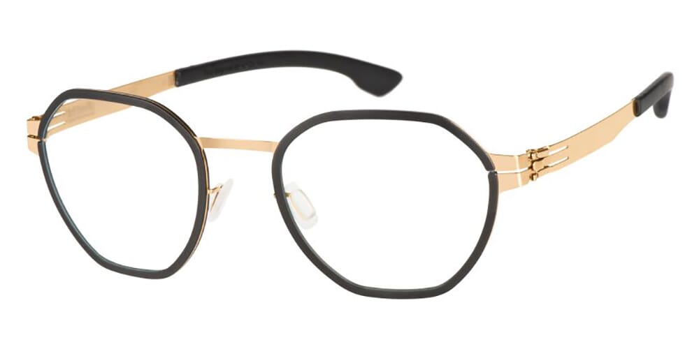 ic! berlin Carbon Rose Gold Black Glasses