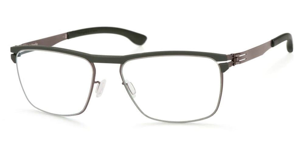 ic! berlin Central Graphite Dark Green Glasses