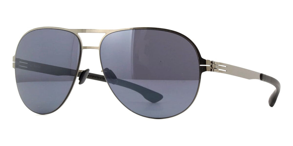 ic! berlin Gerrit Shiny Graphite and Black Sunglasses