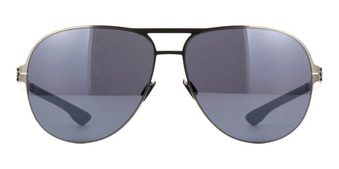 ic! berlin Gerrit Shiny Graphite and Black Sunglasses