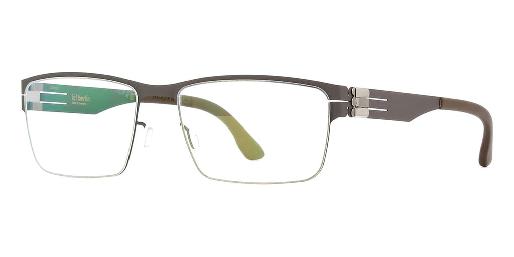 ic! berlin Hania L. Boulder Spruce and Warm Grey Glasses