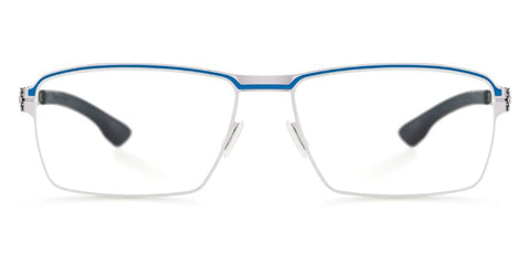 ic! berlin Lars Decor Ultra Blue Chrome Inlay Glasses