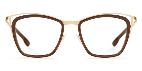 ic! berlin Louisa Rose Gold Mahogany Glasses