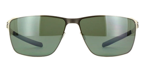 ic! Berlin Oli Pearl with Dark Green Polarised Sunglasses