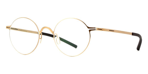 ic! berlin Pluto Rose Gold and Black Glasses