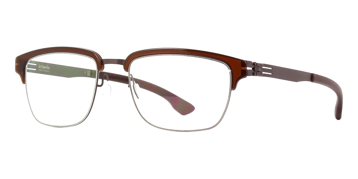 ic! berlin Ricky Y. Teak Mahogany and Nougat Glasses - US