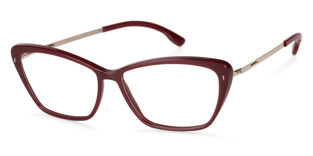 ic! berlin Zelda Burgundy Glasses