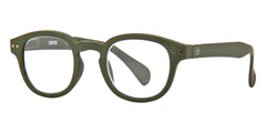 Izipizi C C25 Khaki Green Reading Glasses - As Seen On Isabella Rossellini